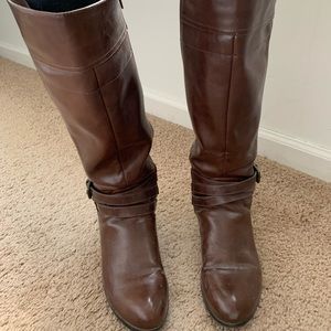 Barely worn wide calf boots